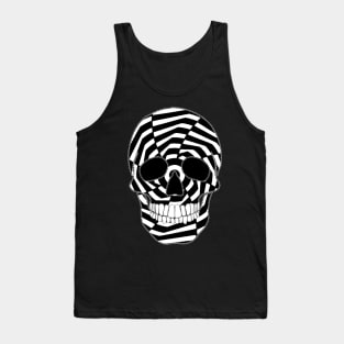 Two Tone Skull Tank Top